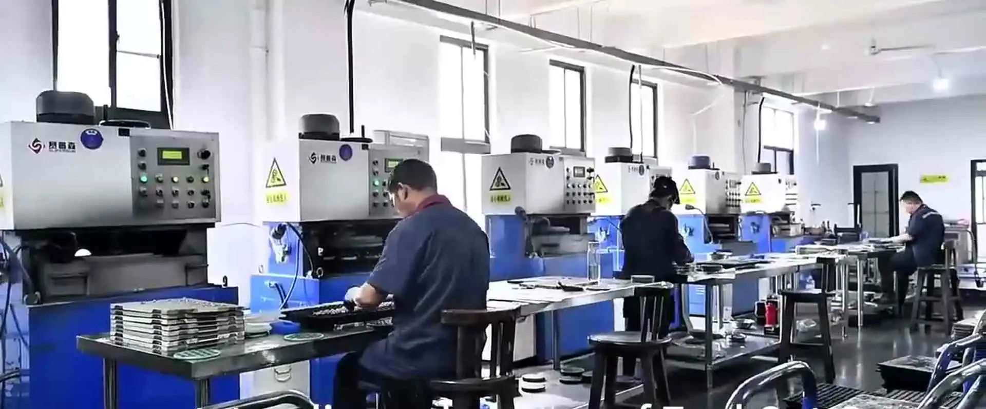 Carbide pressing workshop at Zhuzhou Hard Carbide